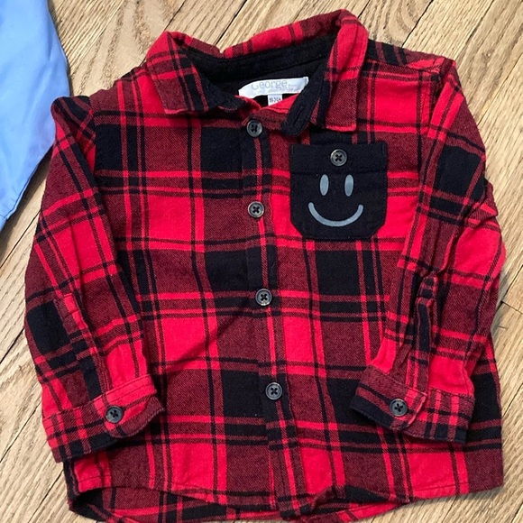 Kids Clothing Set - Blue, Red, Gray, and Striped - Picture 5 of 6